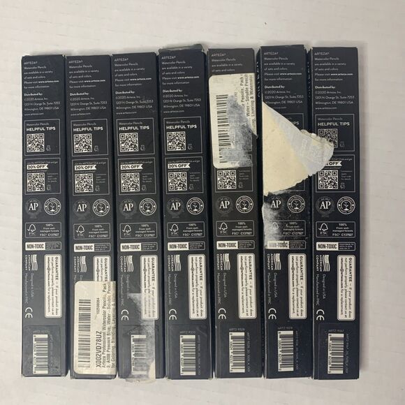 LOT of 7 3pcs Arteza Watercolor Pencils  - NEW IN BOX - Picture 2 of 2